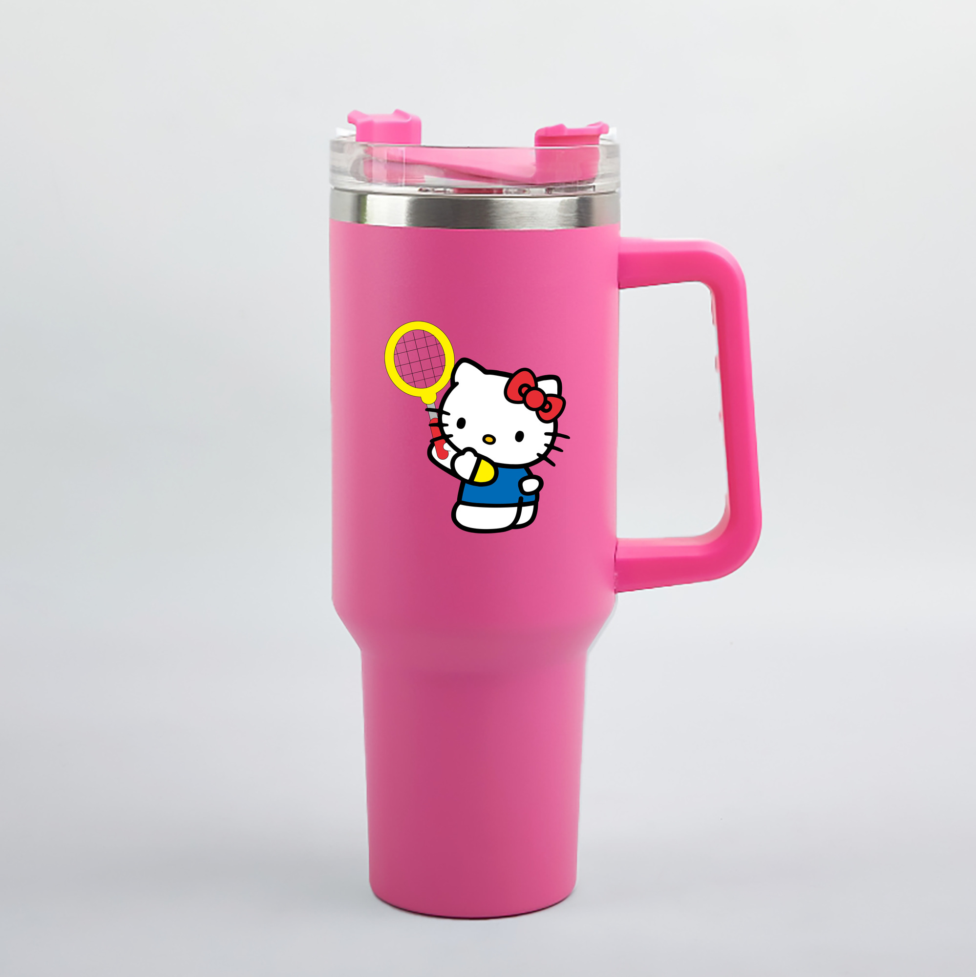 （画像用） Hello Kitty ハローキティ 1200mL車用タンブラー（カラープリント）